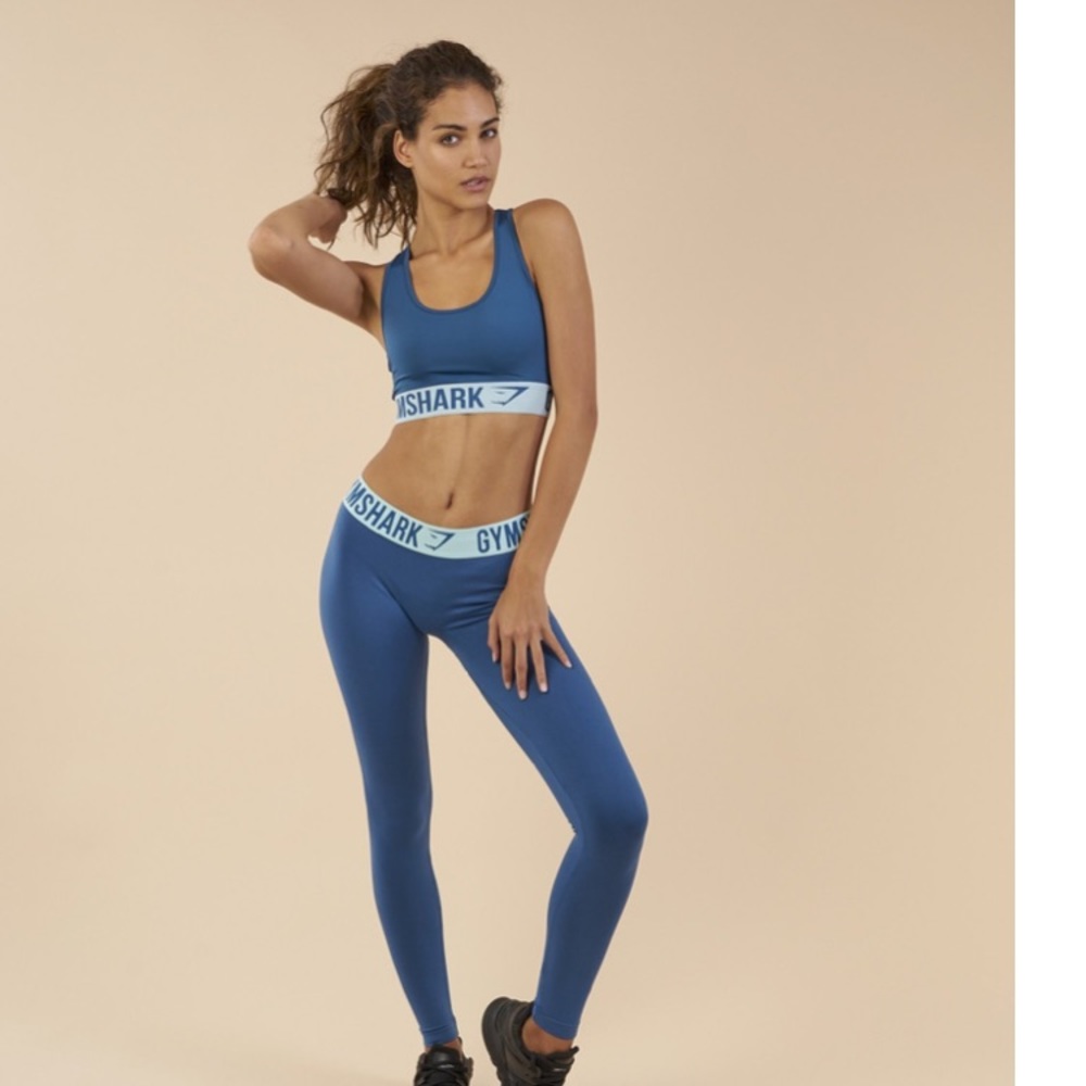 Gymshark Fit Leggings Petrol blue/Pale turquoise